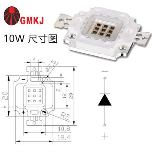 10w 365nm Hög effekt Uv Led Array Epileds