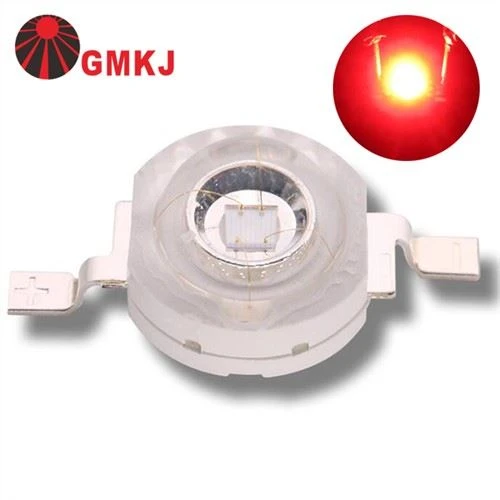 1W 3W Deep Red Power LED -lamppärla 650nm 660nm
